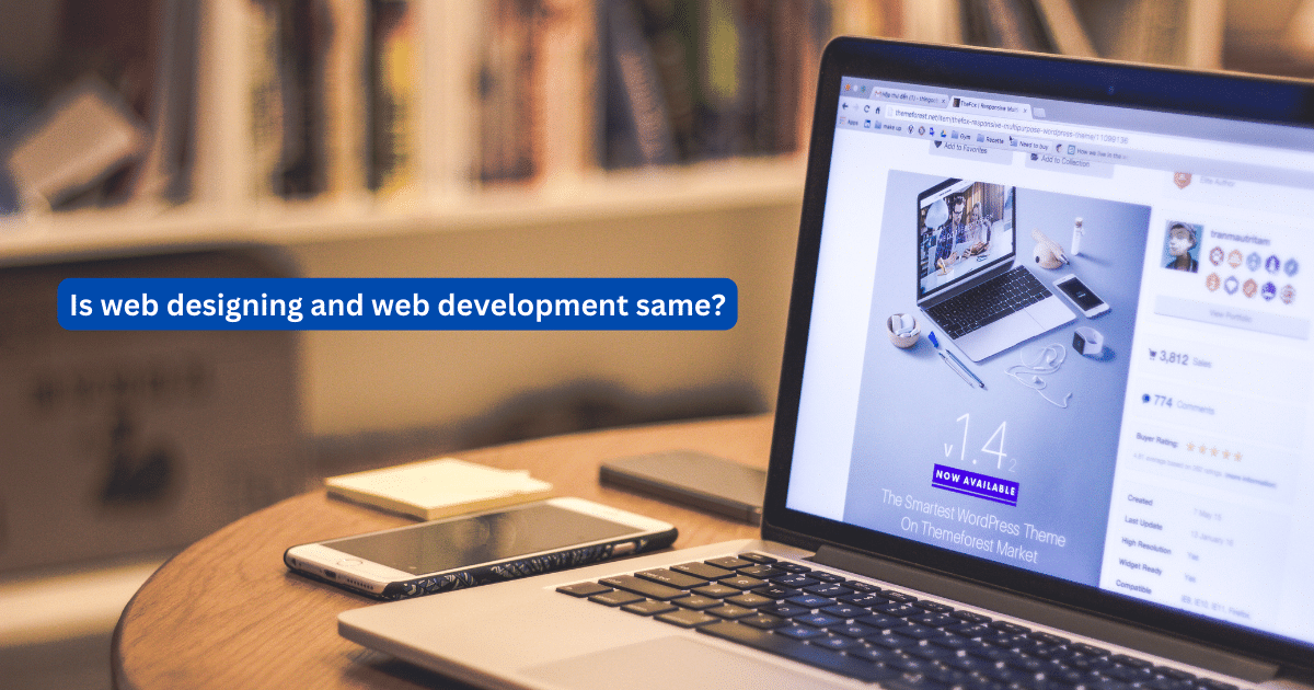 Is web designing and web development same?