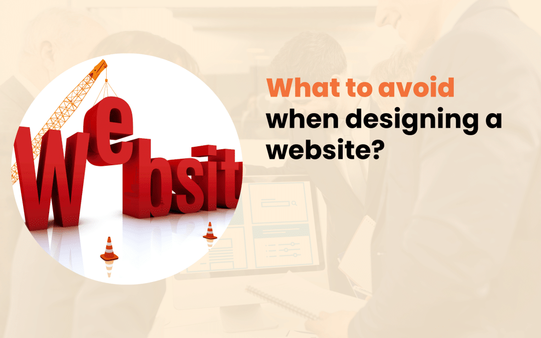 What to avoid when designing a website?